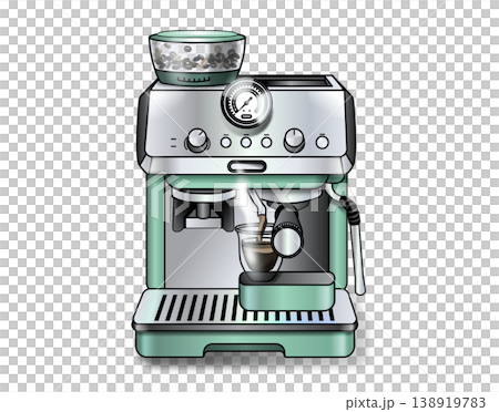 コーヒーメーカーのイラスト 138919783