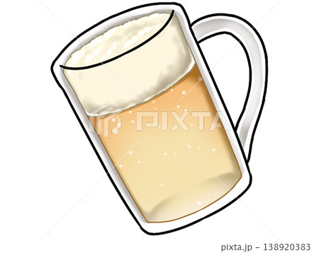 あわあわの生ビールジョッキ 138920383