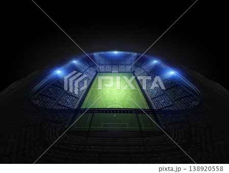 Soccer stadium, aerial view Soccer stadium, aerial view 138920558
