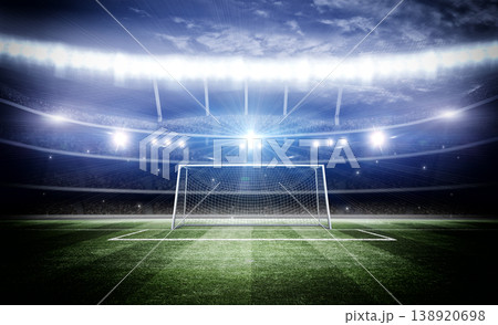 Football stadium 138920698