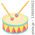 カラフルな小太鼓のイラスト ベビートイ 138920922