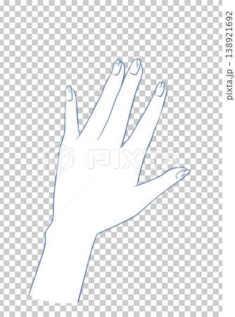Illustration of damaged fingernails: cracks, chips, vertical lines Illustration of damaged fingernails: cracks, chips, vertical lines 138921692