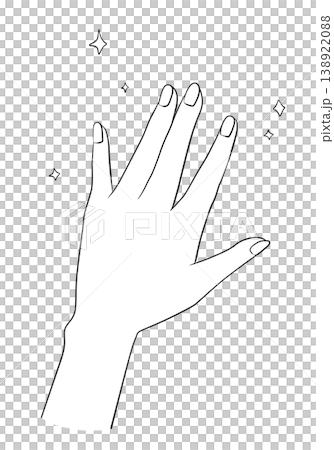 衛生的な爪のイラスト 衛生的な爪のイラスト 138922088