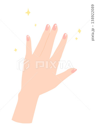 衛生的な爪のイラスト 衛生的な爪のイラスト 138922089