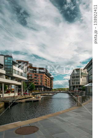 Waterfront apartments at Tjuvholmen in Oslo Waterfront apartments at Tjuvholmen in Oslo 138922411