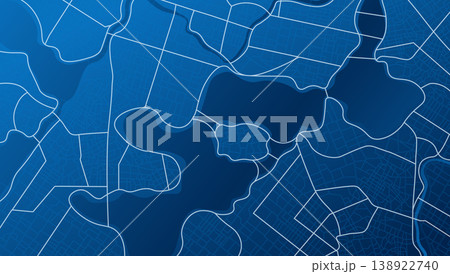 View from above the map buildings. Detailed view of city. Decorative graphic tourist map. Abstract transportation background. Vector, illustration. View from above the map buildings. Detailed view of city. Decorative graphic tourist map. Abstract transportation background. Vector, illustration. 138922740
