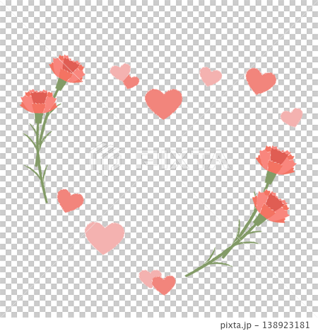 Carnation frame Carnation frame 138923181