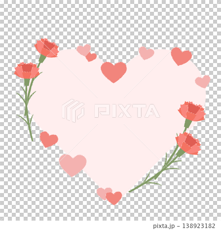 Carnation frame 138923182