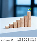 business growth concept with growth and growth 138923813