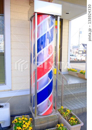 理髪店の看板 理髪店の看板 138924330