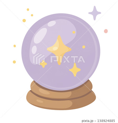 magic crystal ball magic crystal ball 138924885