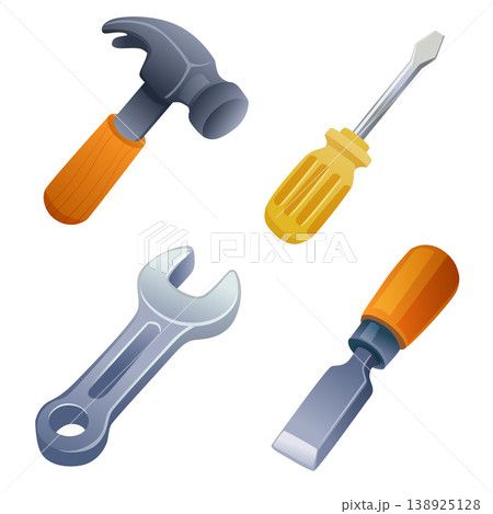 construction repair equipment tool set 138925128