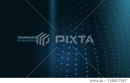 Blue digital dotted abstract background with glowing nodes and curved grid, deep navy gradient and neon highlights creating futuristic network atmosphere, subtle motion and depth for technology Blue digital dotted abstract background with glowing nodes and curved grid, deep navy gradient and neon highlights creating futuristic network atmosphere, subtle motion and depth for technology 138927567