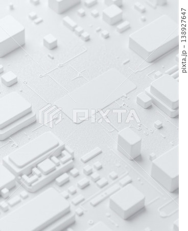 Cyber AI Secure Microchip with Orange Circuitry and Fiber Optic Connection Cyber AI Secure Microchip with Orange Circuitry and Fiber Optic Connection 138927647