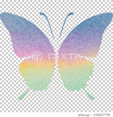 Beautiful watercolor butterfly icon image illustration Beautiful watercolor butterfly icon image illustration 138927776