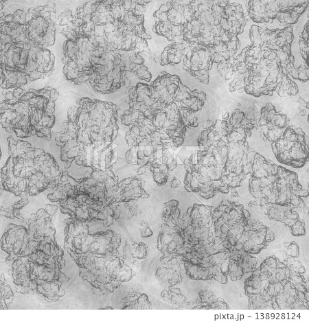 Seamless illustration of a fungal colony. High resolution photo filter. Seamless illustration of a fungal colony. High resolution photo filter. 138928124