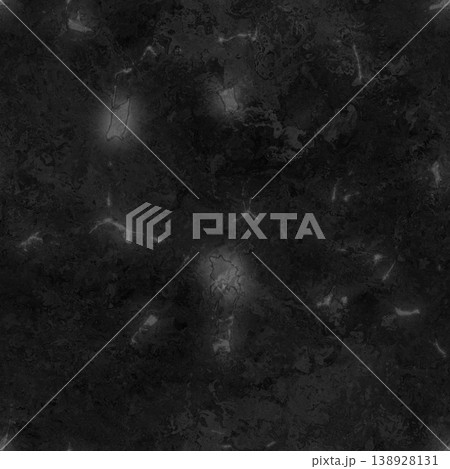 Seamless pattern of blackened charcoal fragments. High resolution photo filter. 138928131