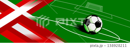 Football Tournament Banner with Vibrant Colors and Speed Effect 138928211