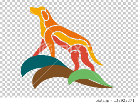 災害現場で活躍する救助犬の犬イラストアイコン素材 災害現場で活躍する救助犬の犬イラストアイコン素材 138928371