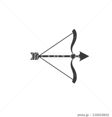 arrow bow icon 138928602