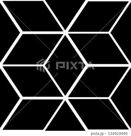 Polished marble tiles creating geometric diamond pattern. Seamless pattern. Polished marble tiles creating geometric diamond pattern. Seamless pattern. 138928995