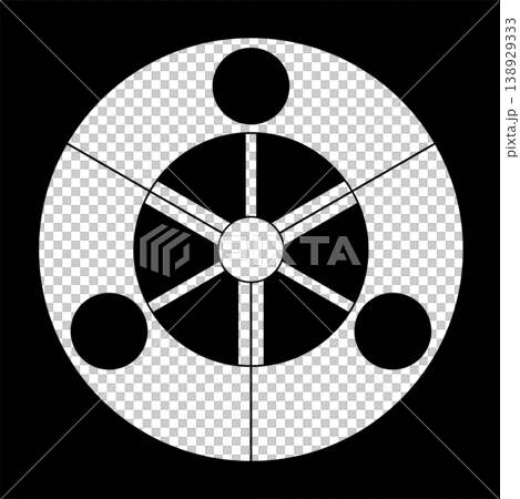 Family crest: Fan crest Family crest: Fan crest 138929333