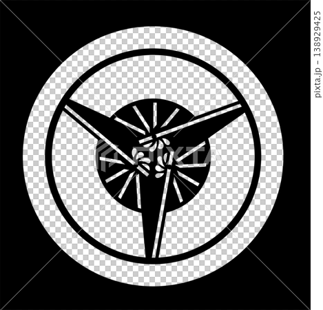 Family crest: Fan crest Family crest: Fan crest 138929425