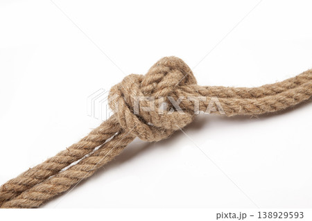 A rope against a white background 138929593