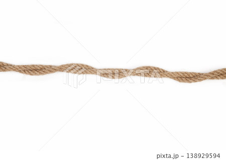 A rope against a white background 138929594
