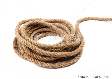 Rope against a white background 138929640