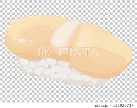ホタテ貝柱の握り寿司 138929737
