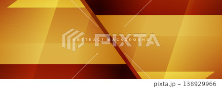 Golden planes intersect over brown abstract background with layered rectangles, metallic sheen, glossy bevels, premium branding mood and refined geometric balance for upscale visuals. Golden planes intersect over brown abstract background with layered rectangles, metallic sheen, glossy bevels, premium branding mood and refined geometric balance for upscale visuals. 138929966