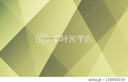 Soft green geometric abstract background with layered translucent diamonds and overlapping triangles, subtle gradient shading, modern minimal mood, clean lines, calm atmosphere, elegant texture 138930159