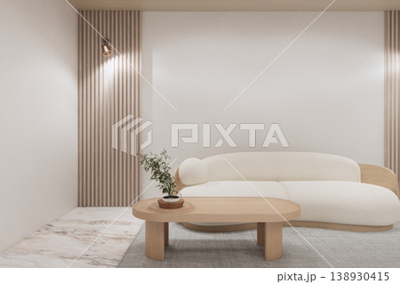 Mock up interior Built-in wall minimalist,Empty white wall on wooden floor room japandi modern style.3D rendering Mock up interior Built-in wall minimalist,Empty white wall on wooden floor room japandi modern style.3D rendering 138930415
