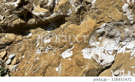 奄美大島ホノホシ海岸 自然が刻んだ荒々しい岩肌のテクスチャ- 奄美大島ホノホシ海岸 自然が刻んだ荒々しい岩肌のテクスチャ- 138931471