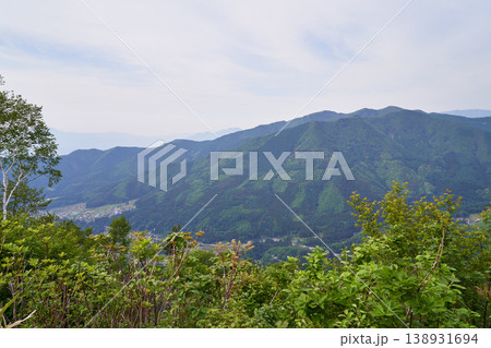 長野県 湯峰公園展望台からの景色 長野県 湯峰公園展望台からの景色 138931694
