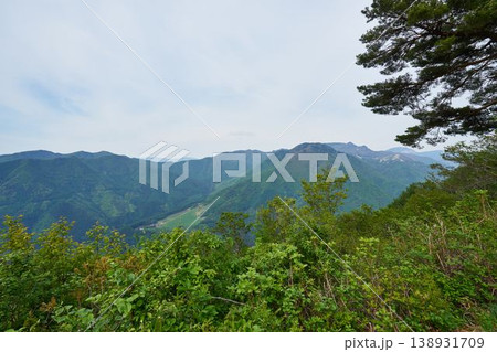 長野県 湯峰公園展望台からの景色 長野県 湯峰公園展望台からの景色 138931709