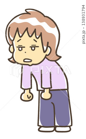 やる気がない人　女性 138931794