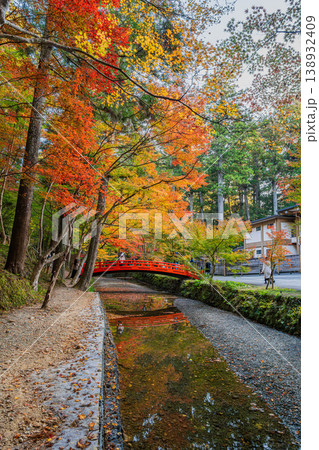 森町の遠江国一宮小國神社の紅葉の風景(静岡県) 森町の遠江国一宮小國神社の紅葉の風景(静岡県) 138932409