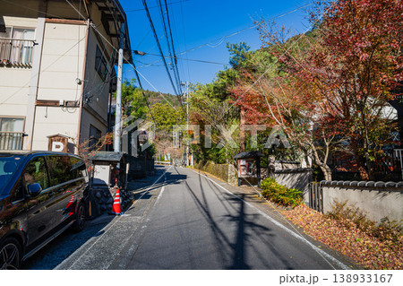 川根本町の寸又峡温泉の古い街並み(静岡県) 138933167