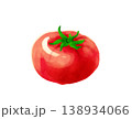 水彩風のフレッシュなトマトのイラスト 138934066