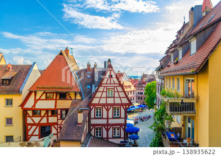 Old town Nuremberg city historical center, Middle Franconia region, Bavaria state, Germany 138935622