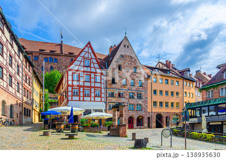 Old town Nuremberg city historical center, Middle Franconia region, Bavaria state, Germany 138935630
