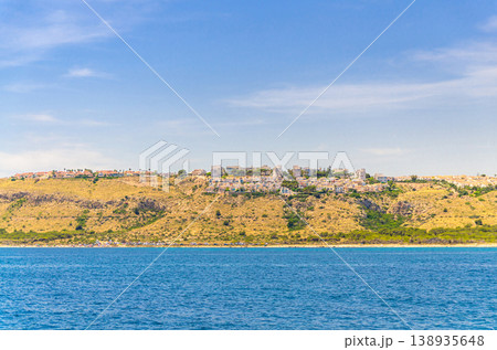 Costa Blanca White coast Mediterranean Sea water Bahia Alicante bay Costa Blanca White coast Mediterranean Sea water Bahia Alicante bay 138935648
