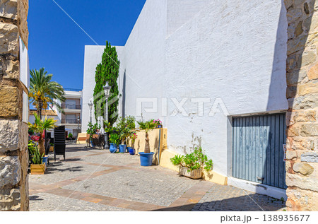 Old town Calpe city historical centre 138935677