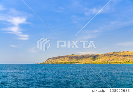 Costa Blanca White coast Mediterranean Sea water Bahia Alicante bay Costa Blanca White coast Mediterranean Sea water Bahia Alicante bay 138935688