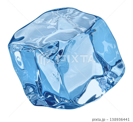 Ice cube isolated on white background with clipping path Ice cube isolated on white background with clipping path 138936441