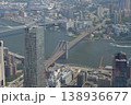Cityscape From Above. Drones Capture Bustling City Life And River Infrastructure From Sky 138936677