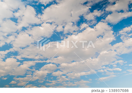 View of white clouds in the blue sky - cloudscape View of white clouds in the blue sky - cloudscape 138937086