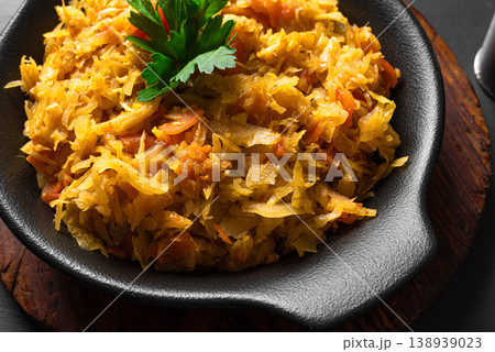 Stewed cabbage sauerkraut Stewed cabbage sauerkraut 138939023